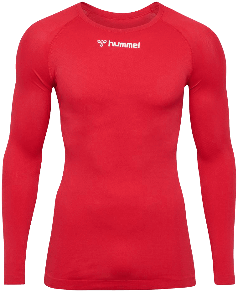 Hummel Comfort 2.0 Unterziehshirt Baselayer, 2XL, orange/weiß
