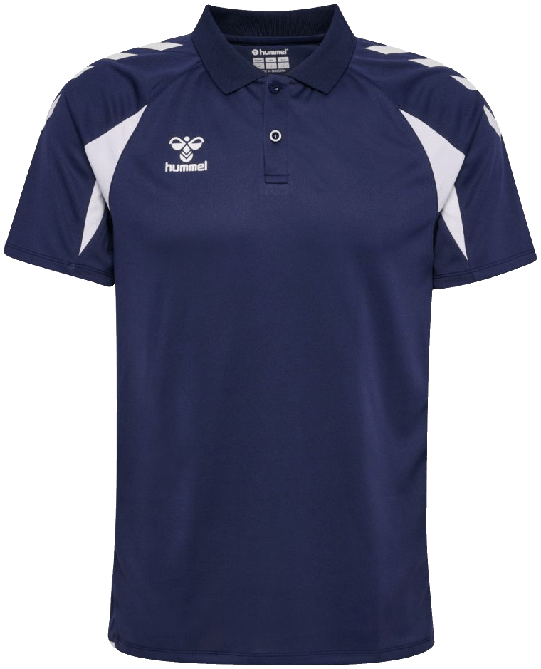 Hummel Core 2.0 Poloshirt, 3XL, marine/weiß