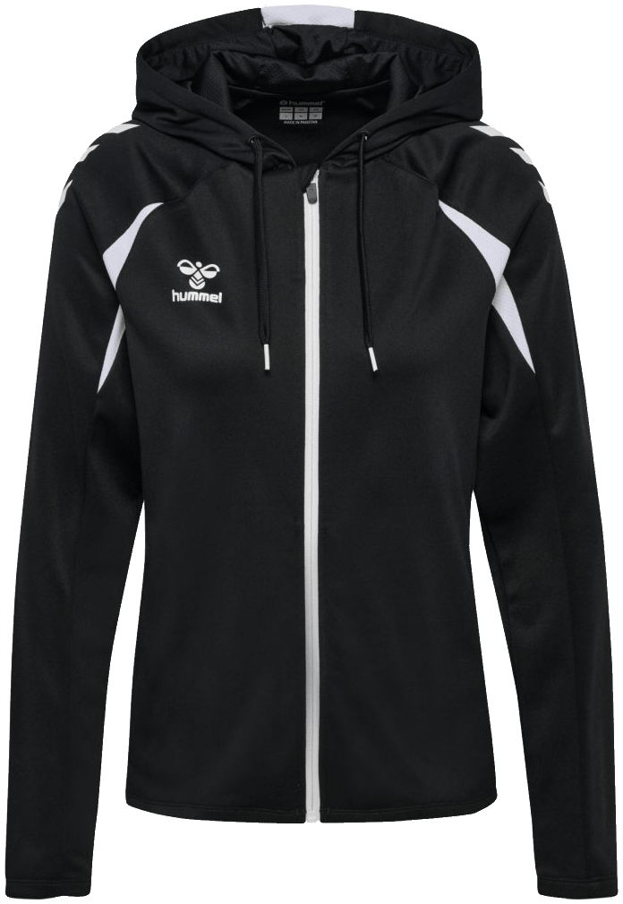 Hummel Core 2.0 Trainingsjacke mit Kapuze, 2XL, schwarz/weiß