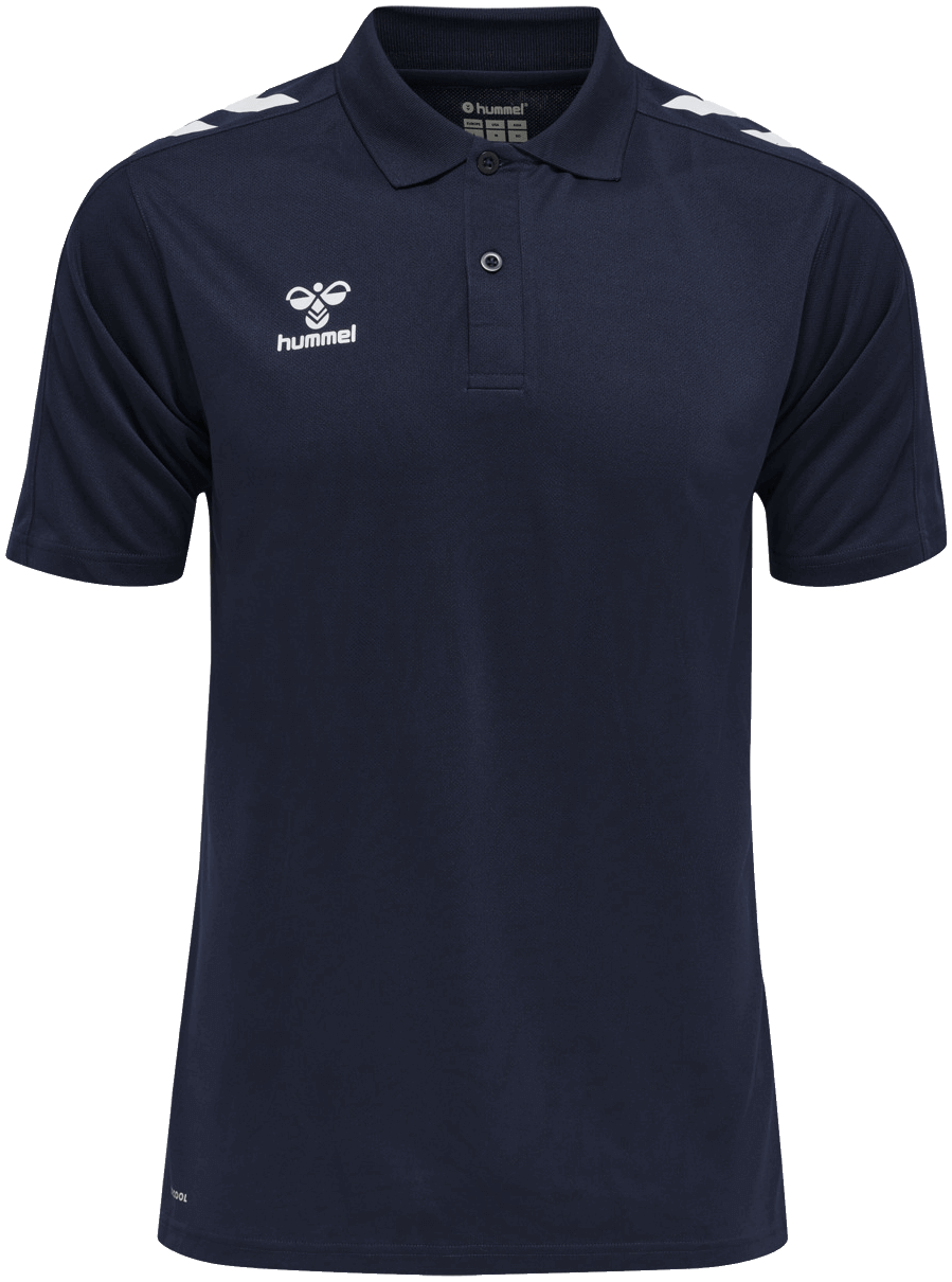 Hummel Core XK Fussball Functional Polo Shirt, XXXL, marine