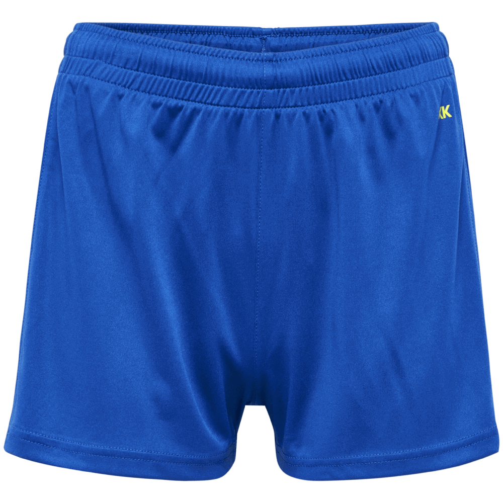 Hummel Core XK Fussball Poly Shorts, XXL, blau/neongelb