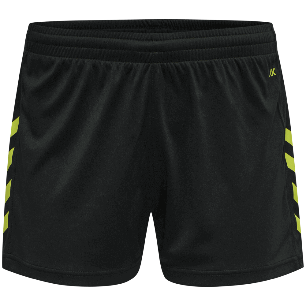 Hummel Core XK Fussball Poly Shorts, XXL, schwarz/lime