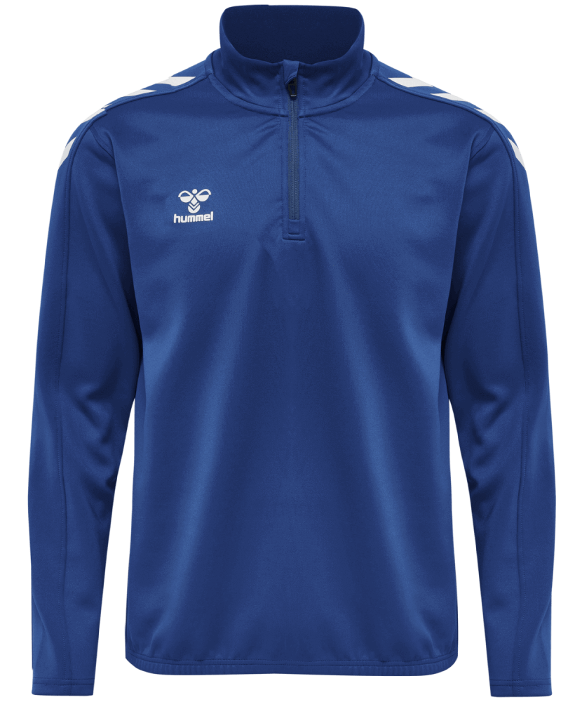 Hummel Core XK Fussball Poly Sweatshirt 1/2 Reissverschluss, XXXL, blau