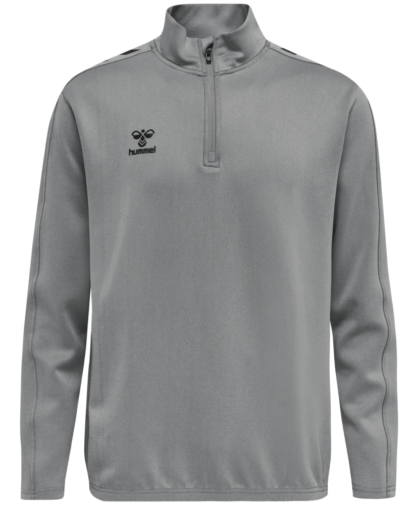 Hummel Core XK Fussball Poly Sweatshirt 1/2 Reissverschluss, XXXL, grau