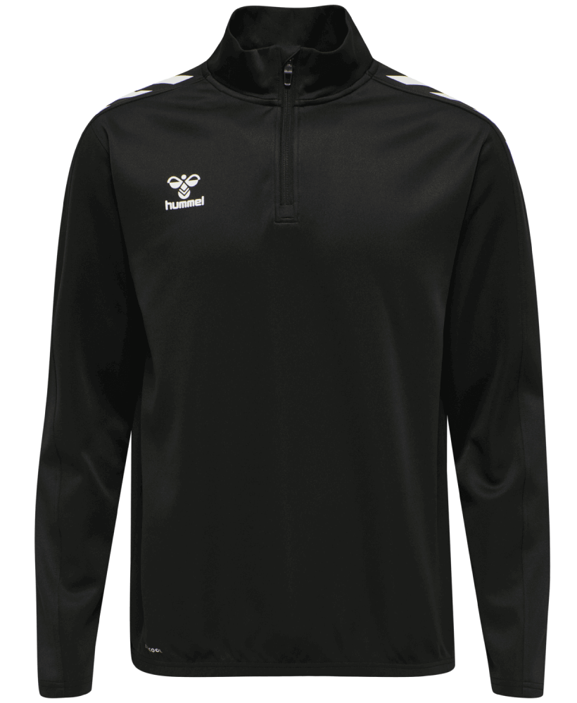 Hummel Core XK Fussball Poly Sweatshirt 1/2 Reissverschluss, XXXL, schwarz