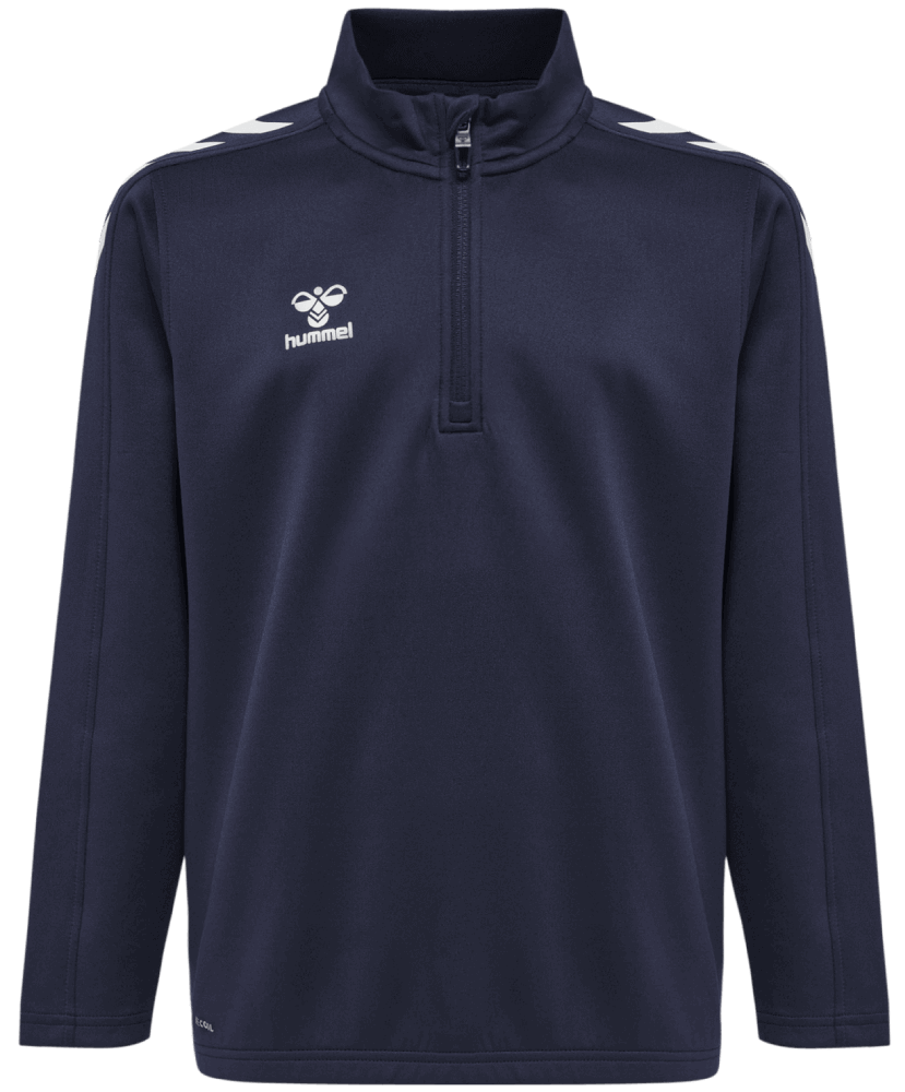 Hummel Core XK Fussball Poly Sweatshirt 1/2 Reissverschluss, 176, marine