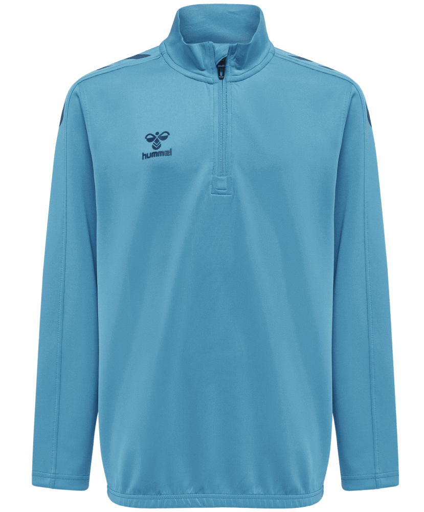 Hummel Core XK Fussball Poly Sweatshirt 1/2 Reissverschluss, 176, türkis