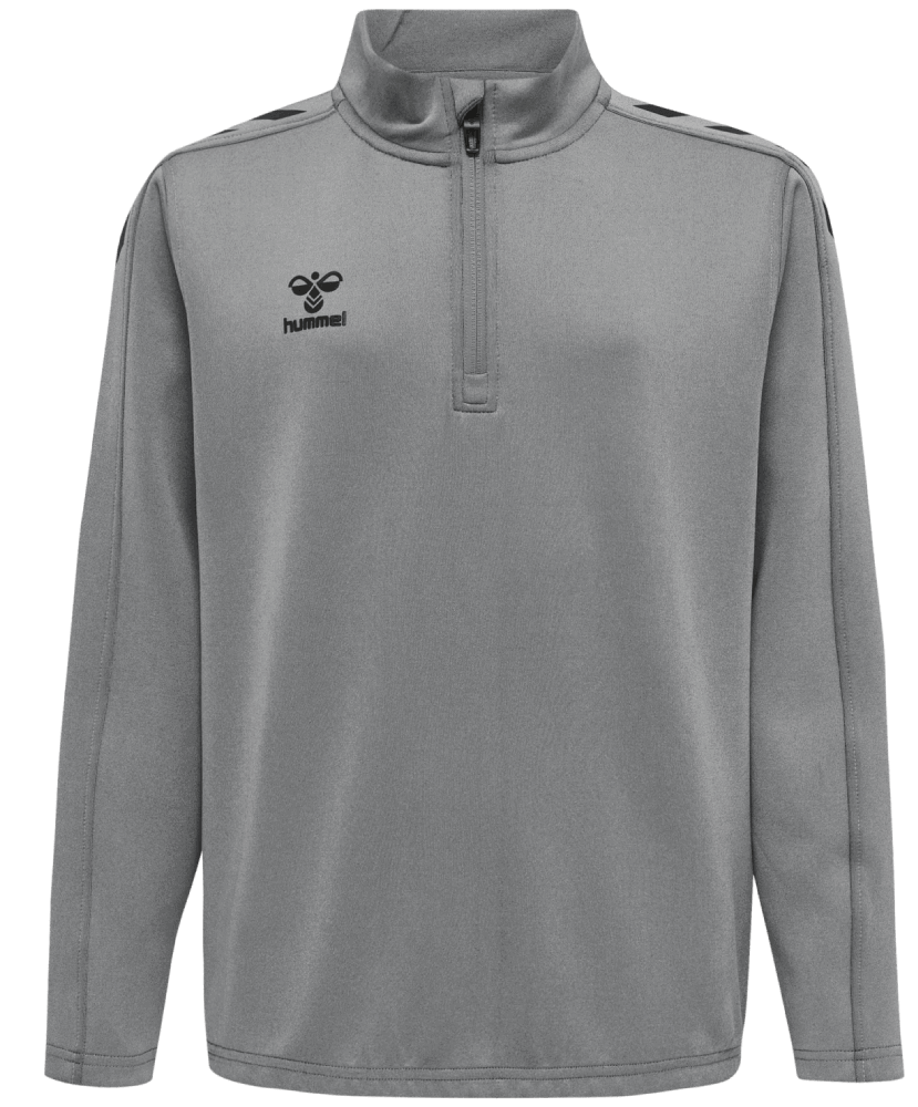 Hummel Core XK Fussball Poly Sweatshirt 1/2 Reissverschluss, 176, grau