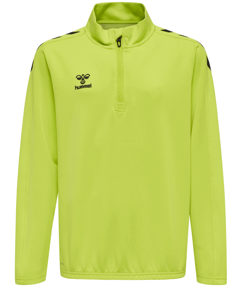 Hummel Core XK Fussball Poly Sweatshirt 1/2 Reissverschluss, 176, lime
