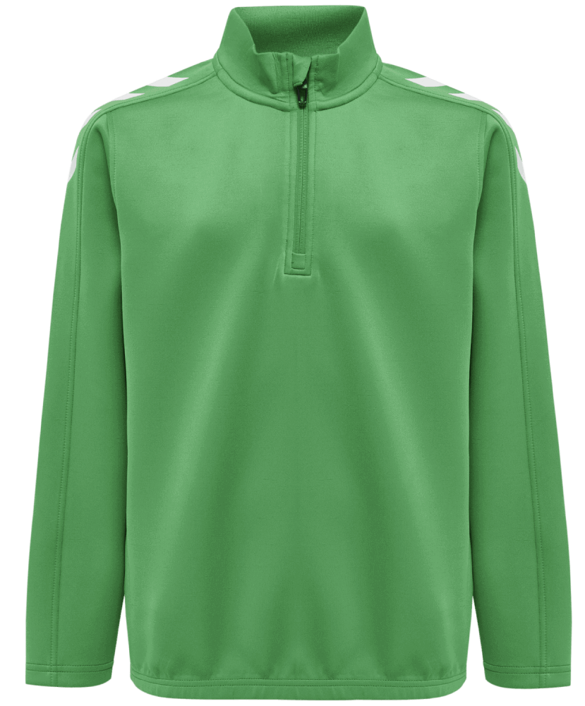 Hummel Core XK Fussball Poly Sweatshirt 1/2 Reissverschluss, 176, grün