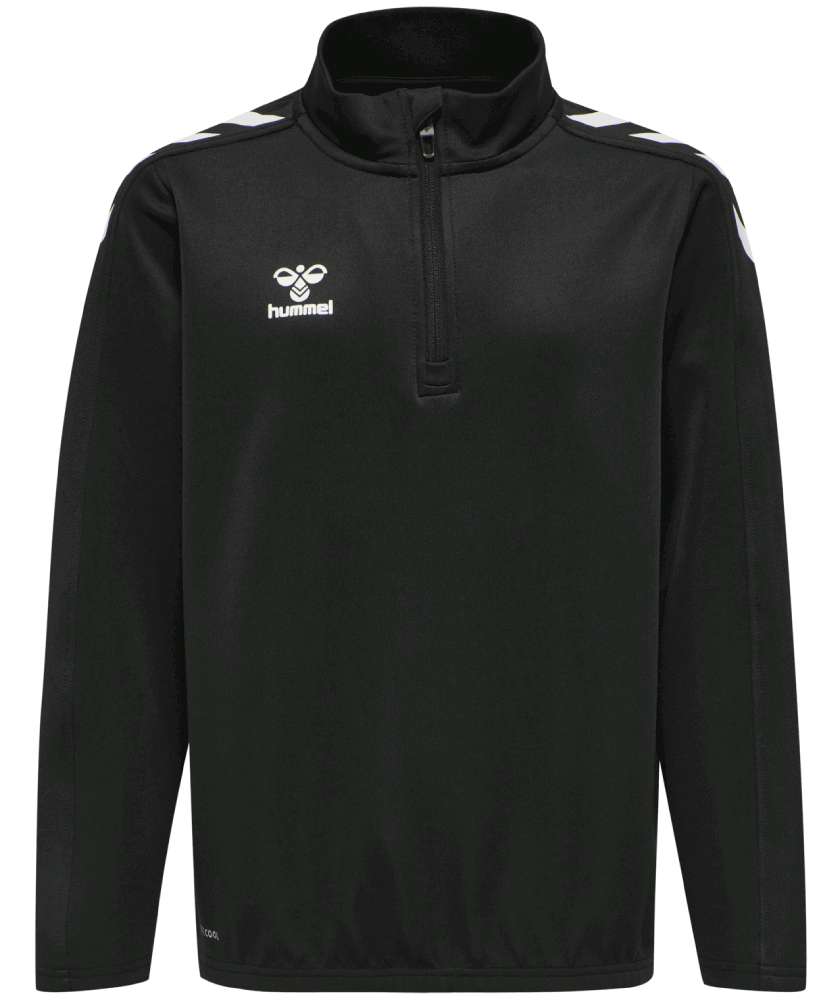 Hummel Core XK Fussball Poly Sweatshirt 1/2 Reissverschluss, 176, schwarz