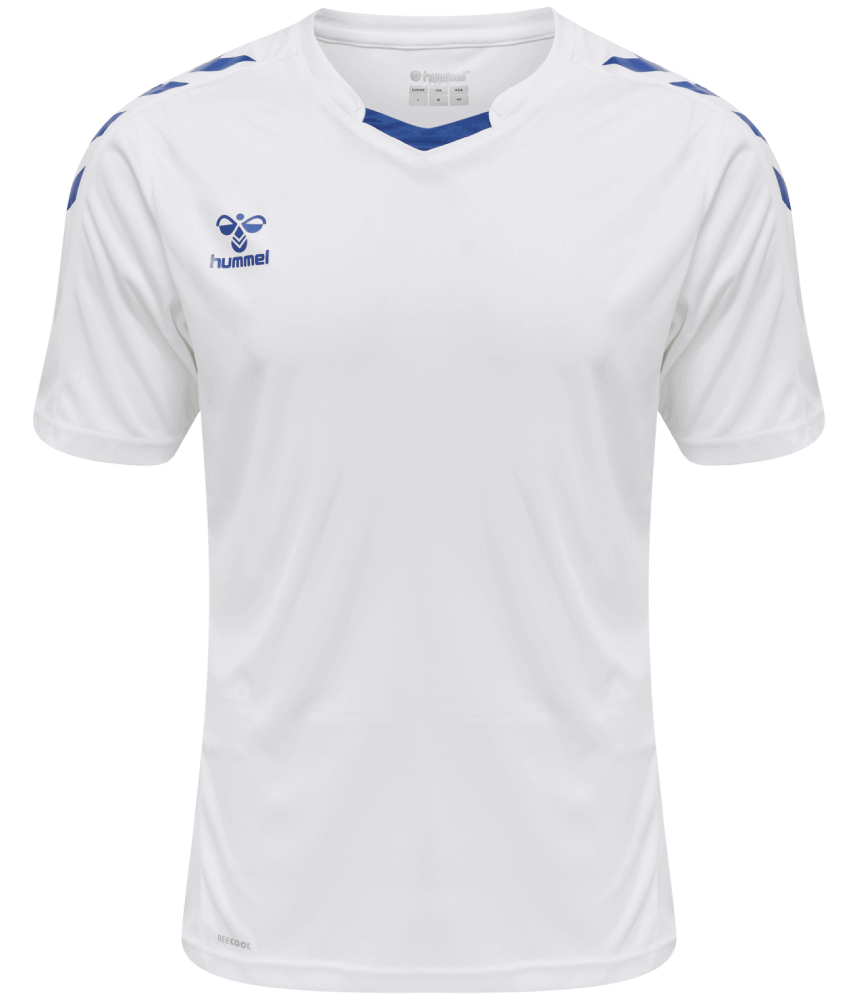 Hummel Core XK Fussball Poly Trikot, 4XL, weiß/blau
