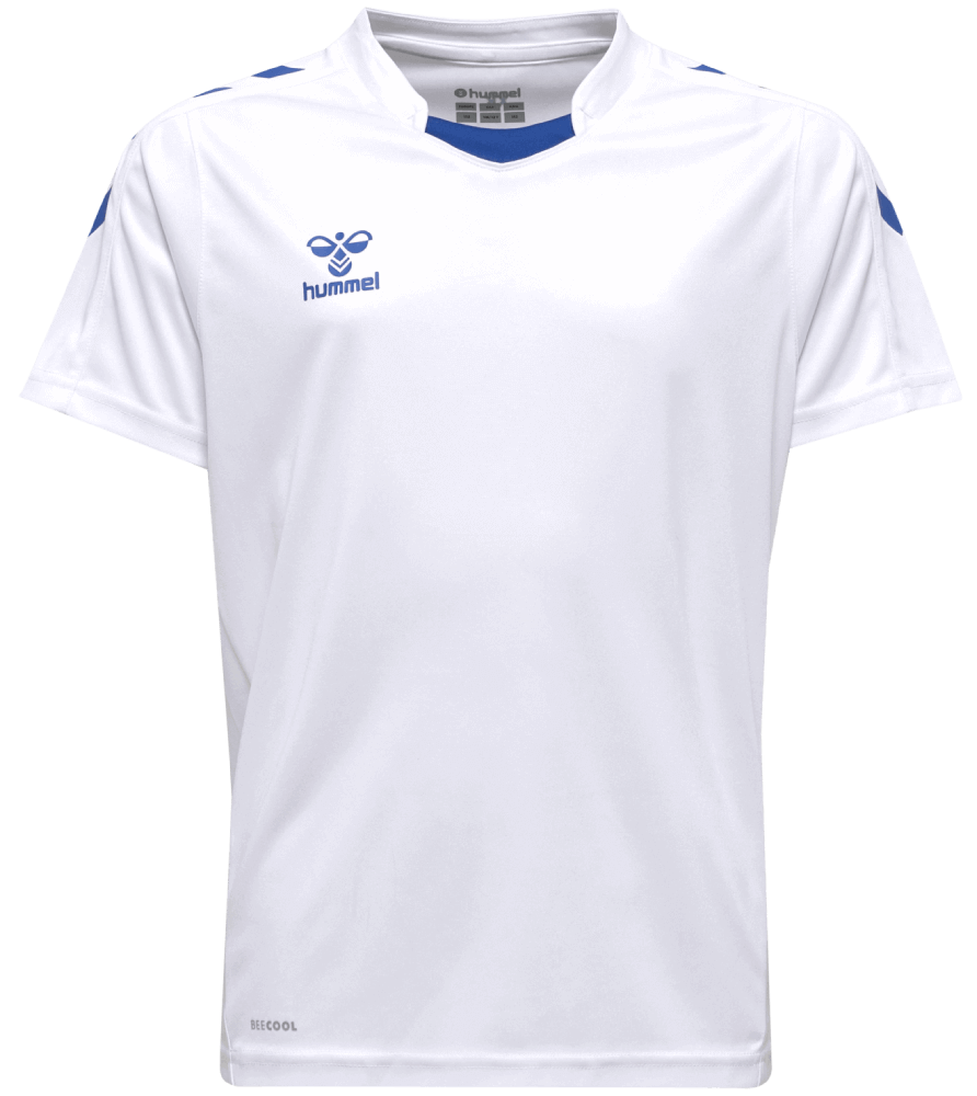 Hummel Core XK Fussball Poly Trikot, 176, weiß/blau