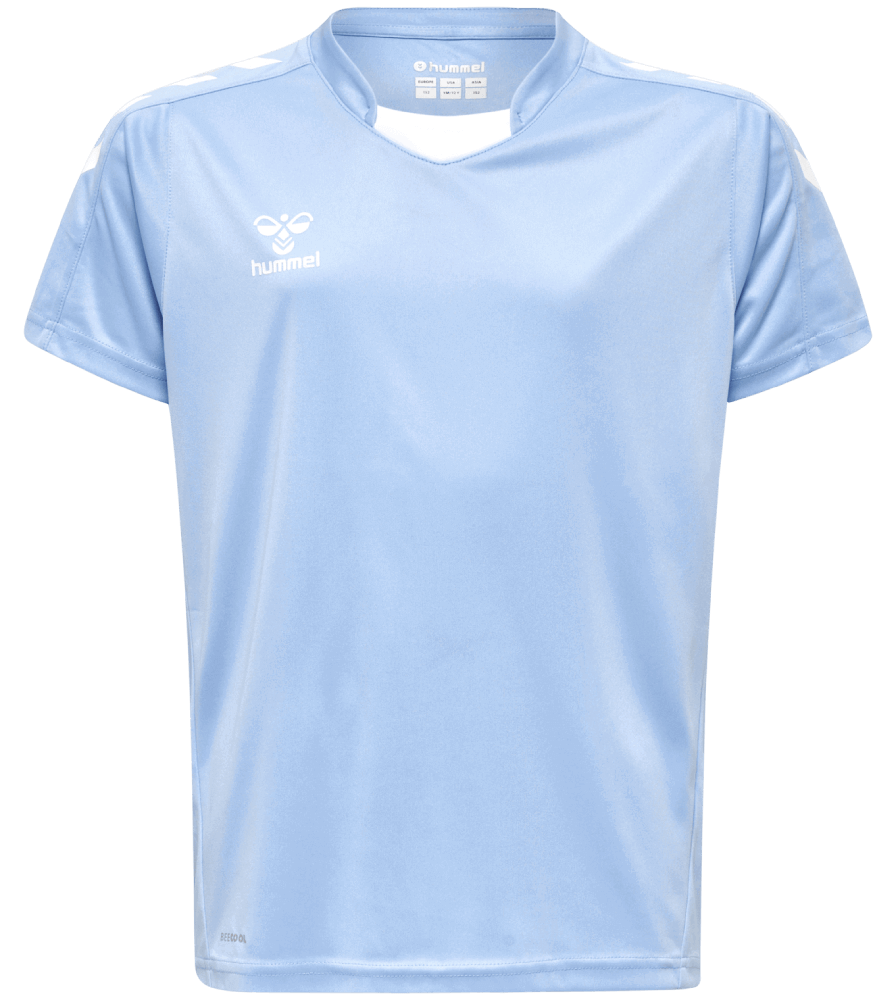 Hummel Core XK Fussball Poly Trikot, 164, hellblau/weiß