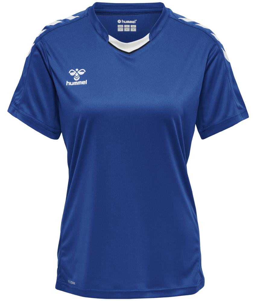 Hummel Core XK Fussball Trikot Damen, XXL, blau/weiß