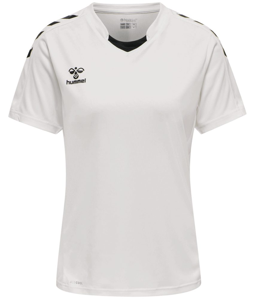 Hummel Core XK Fussball Trikot Damen, XL, weiß/schwarz