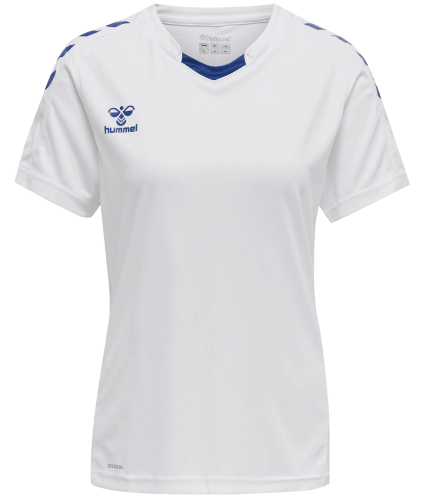 Hummel Core XK Fussball Trikot Damen, L, weiß/dunkelblau