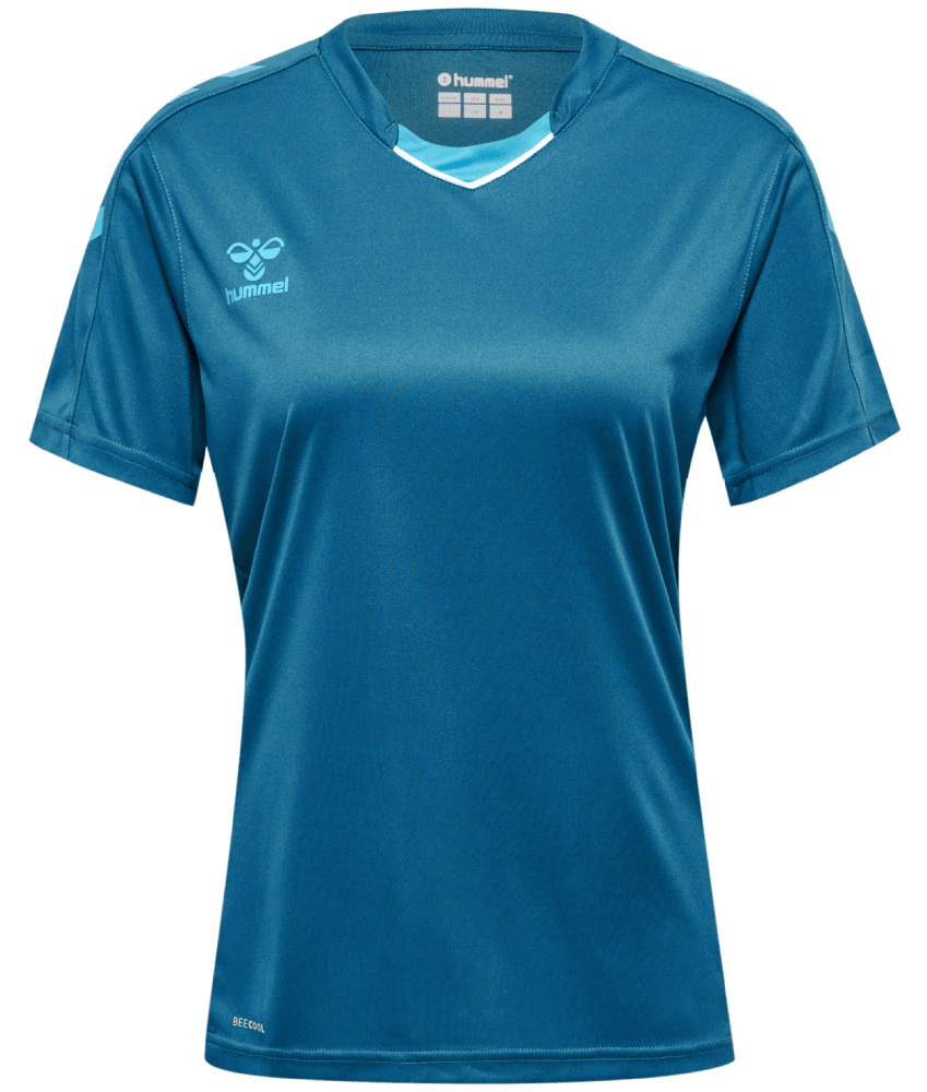 Hummel Core XK Fussball Trikot Damen, XXL, petrol/atlanticblau