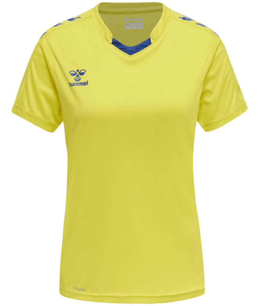 Hummel Core XK Fussball Trikot Damen, XXL, neongelb/marine