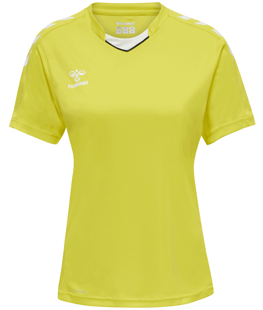 Hummel Core XK Fussball Trikot Damen, XXL, neongelb/weiß
