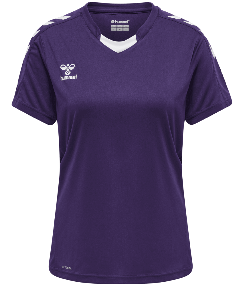 Hummel Core XK Fussball Trikot Damen, XXL, lila/weiß