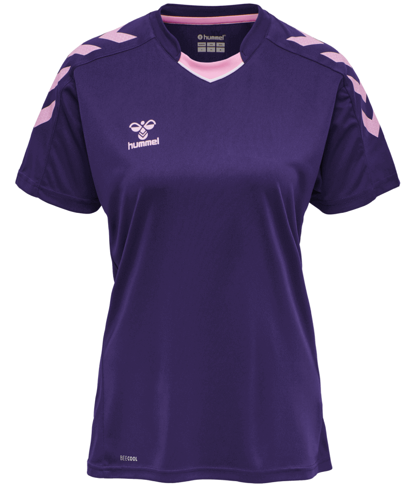 Hummel Core XK Fussball Trikot Damen, XXL, lila/pink
