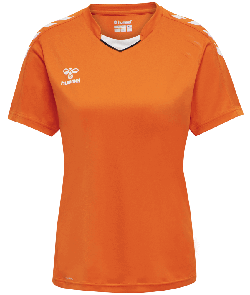 Hummel Core XK Fussball Trikot Damen, XXL, orange/weiß