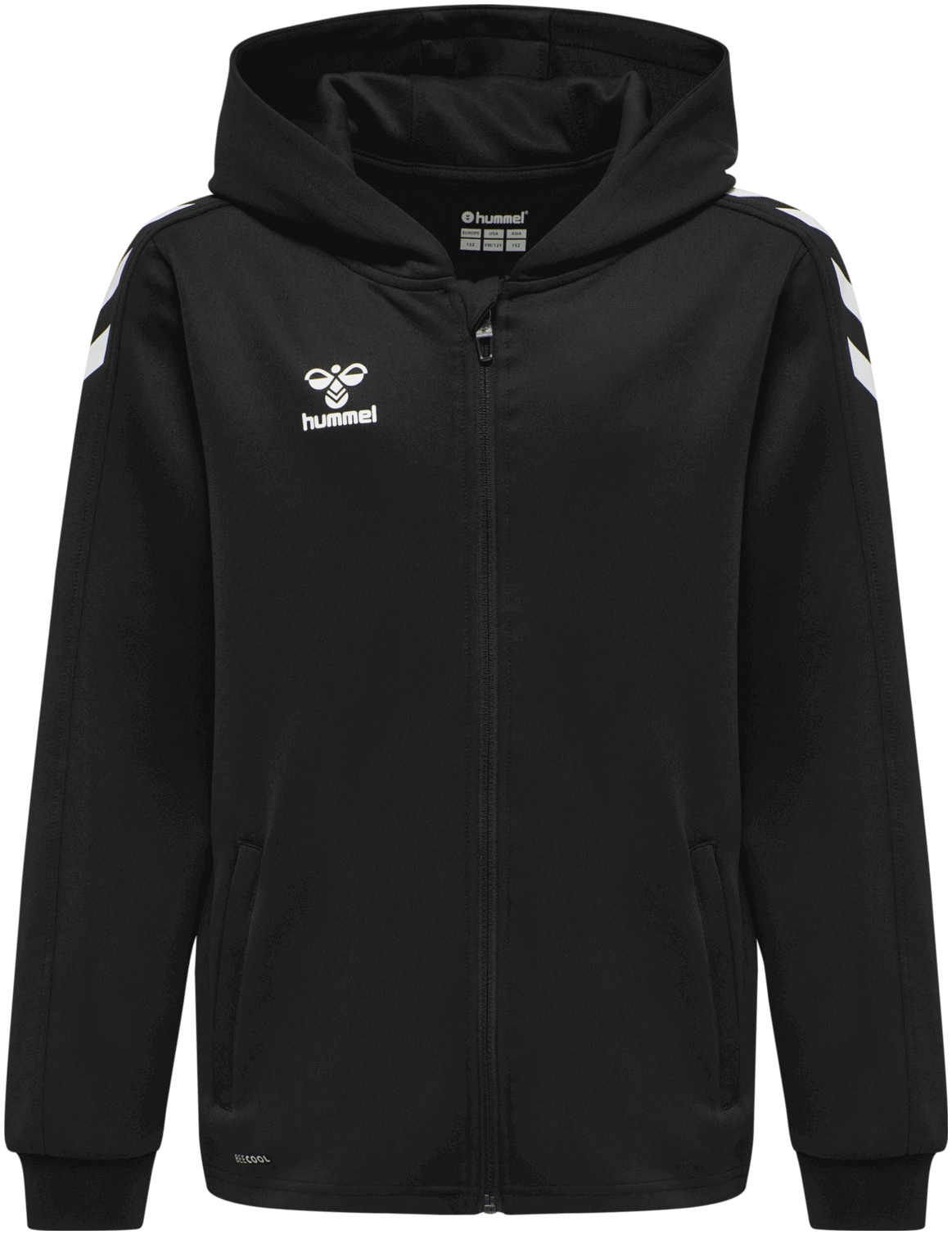 Hummel Core XK Sweat Kapuzenjacke Core XK Poly, 176, schwarz/weiß