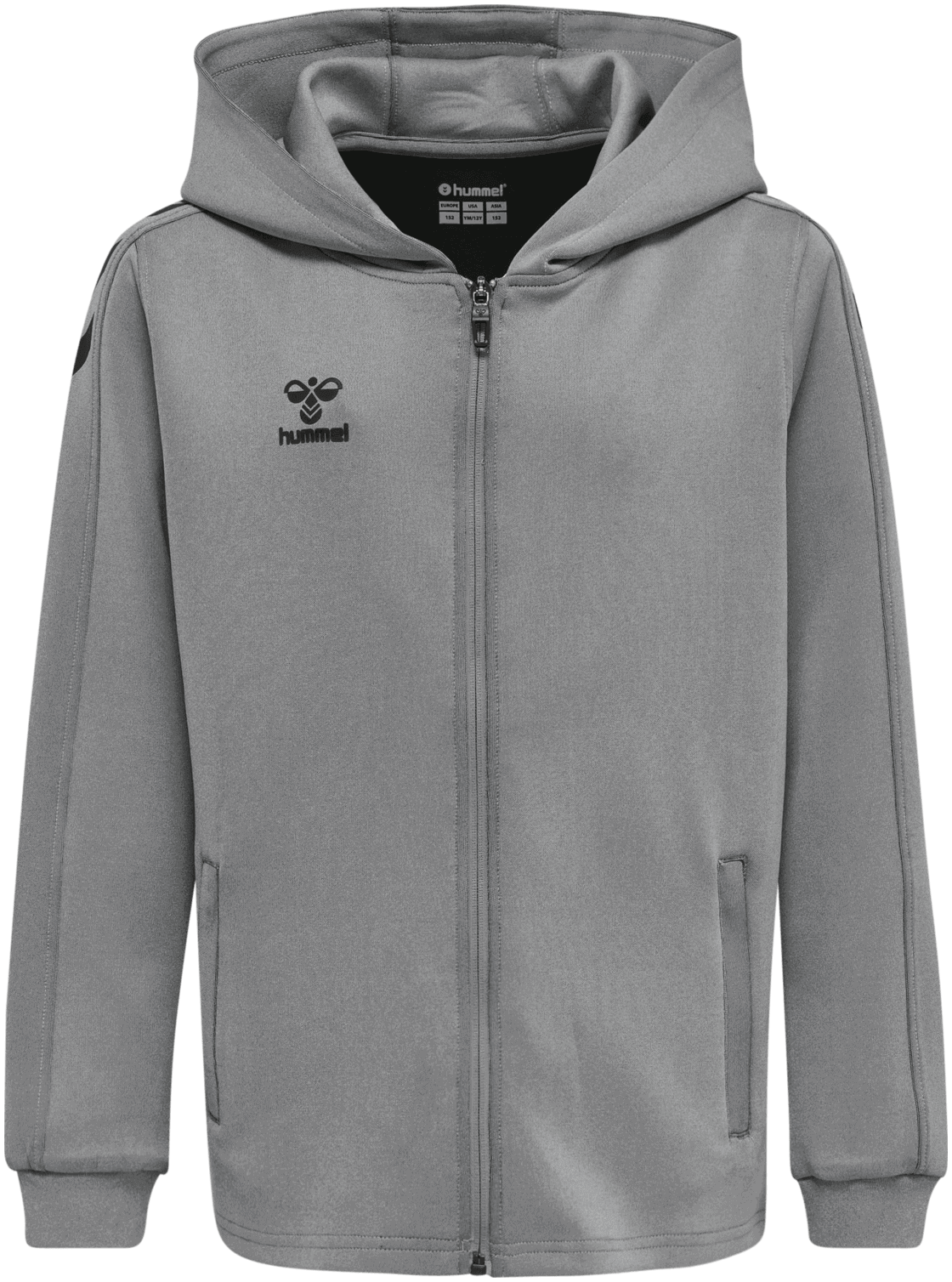 Hummel Core XK Sweat Kapuzenjacke Core XK Poly, 164, grau