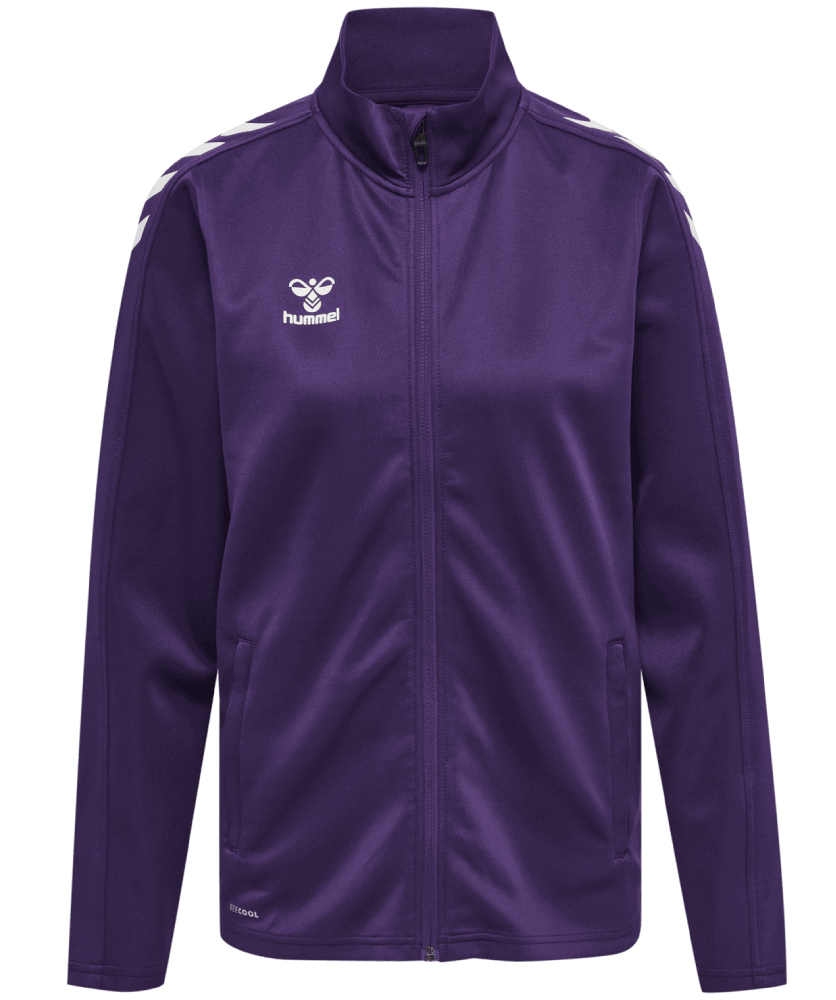 Hummel Core XK Sweat Kapuzenjacke, XL, lila/weiß