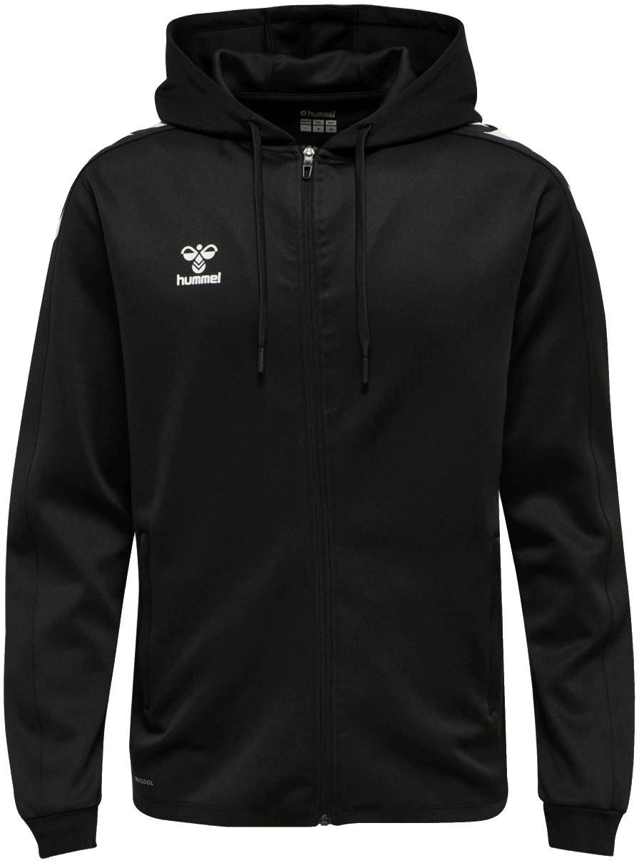 Hummel Core XK Sweat Kapuzenjacke, XL, schwarz