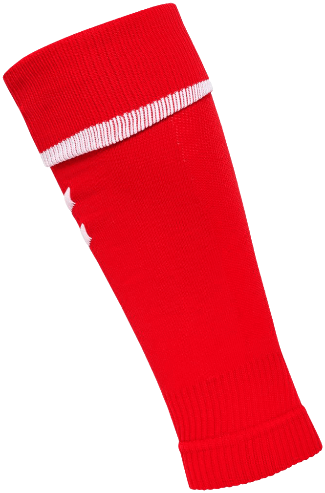 Hummel Core Tube Stutzen, Senior, rot/weiß