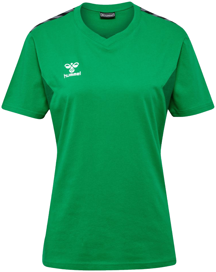 Hummel Cotton T-Shirt Authentic, 2XL, hellgrün/weiß