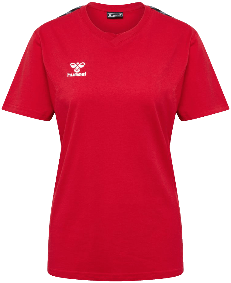 Hummel Cotton T-Shirt Authentic, 2XL, rot/weiß