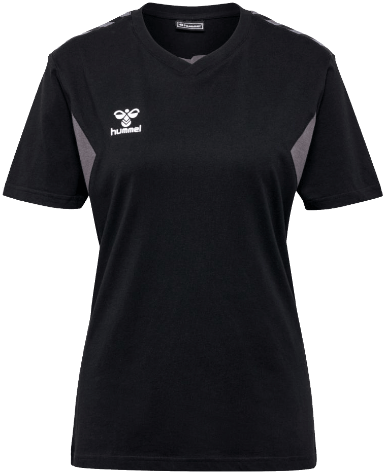 Hummel Cotton T-Shirt Authentic, 2XL, schwarz/weiß