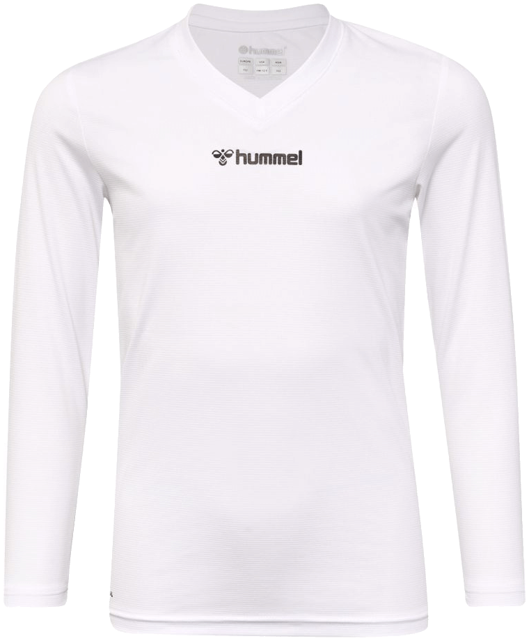 Hummel Essential Unterziehshirt Baselayer, 164, weiß/schwarz