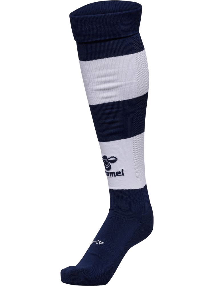 Hummel Essential Sockenstutzen Stripe, 47-50, marine/weiß