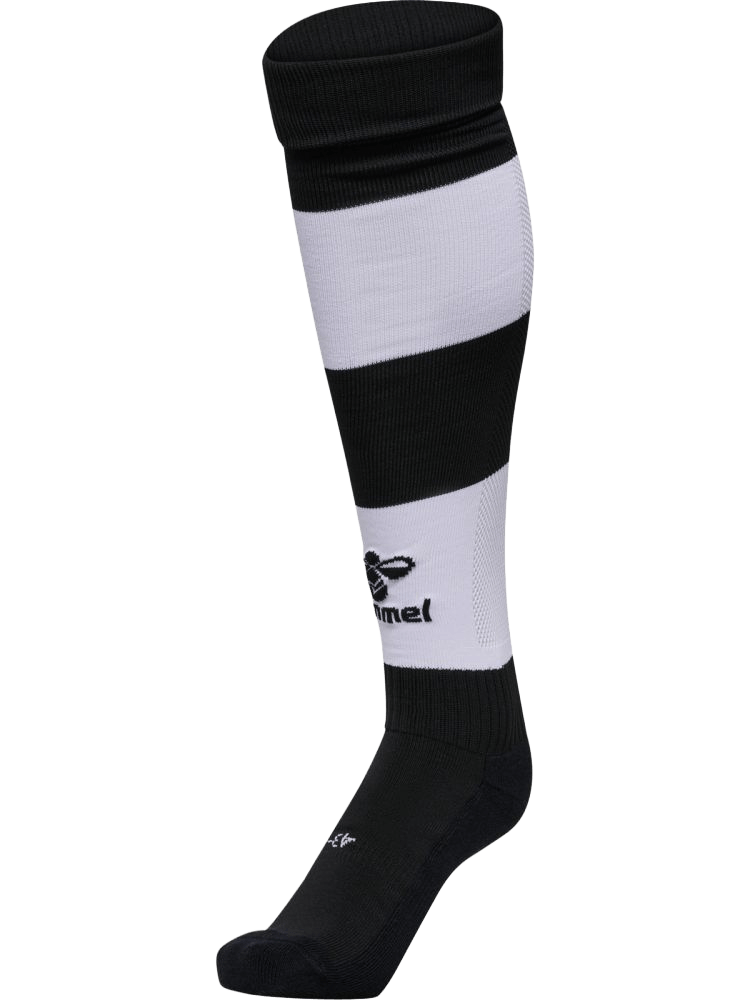 Hummel Essential Sockenstutzen Stripe, 47-50, schwarz/weiß