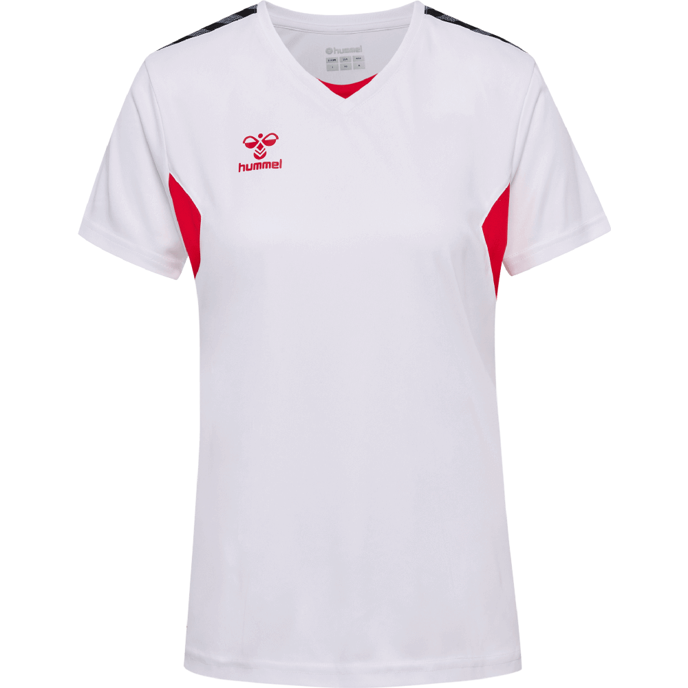 Hummel Fussball Trikot Authentic, 2XL, weiß/rot