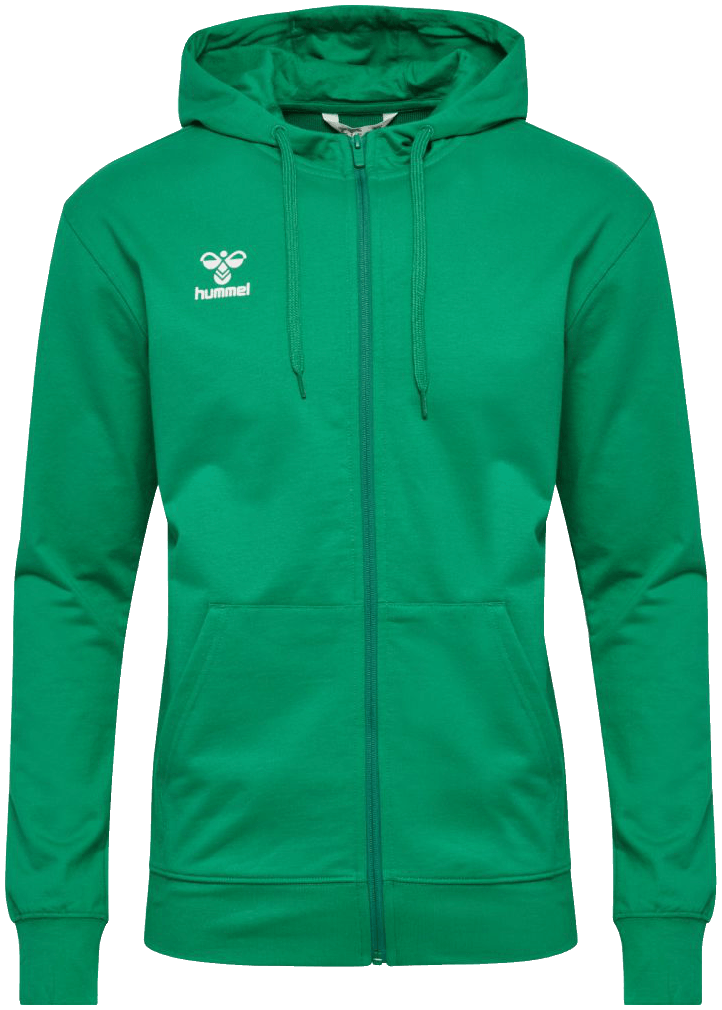 Hummel Go Chevron Kapuzenjacke 2.0, 4XL, hellgrün/weiß