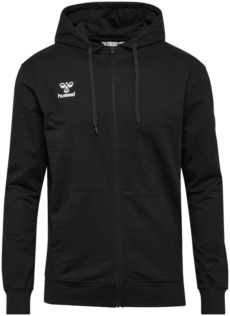 Hummel Go Chevron Kapuzenjacke 2.0, 4XL, schwarz/weiß