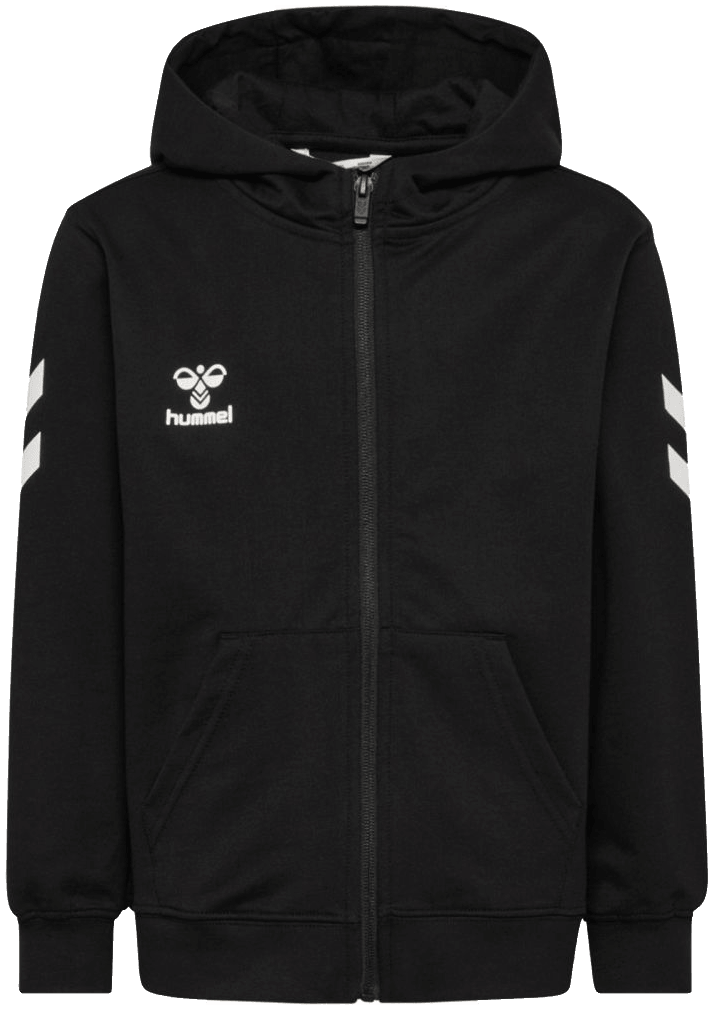 Hummel Go Chevron Kapuzenjacke 2.0, 164, schwarz/weiß