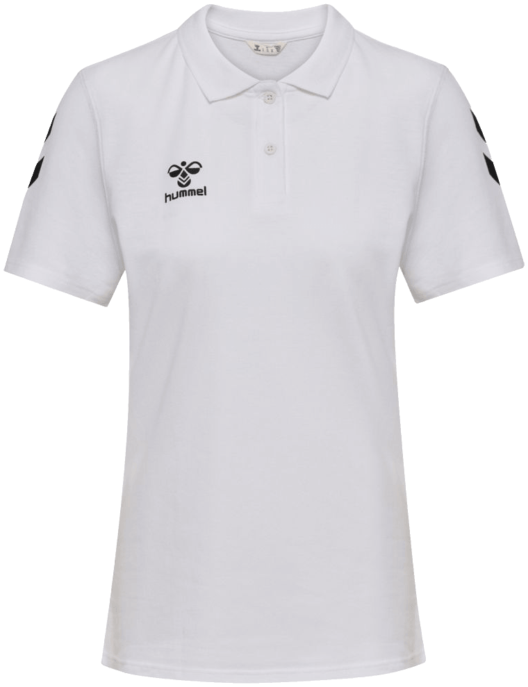 Hummel Go Chevron Poloshirt 2.0, 2XL, weiß/schwarz