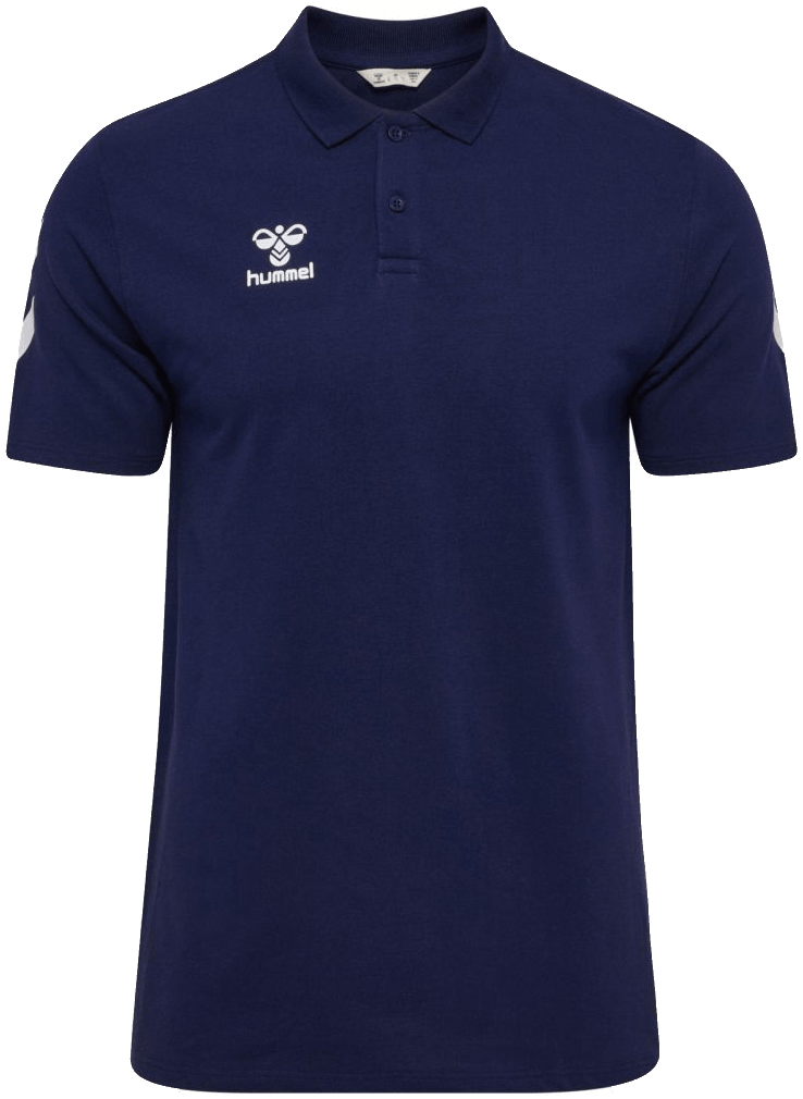 Hummel Go Chevron Poloshirt 2.0, 4XL, marine/weiß