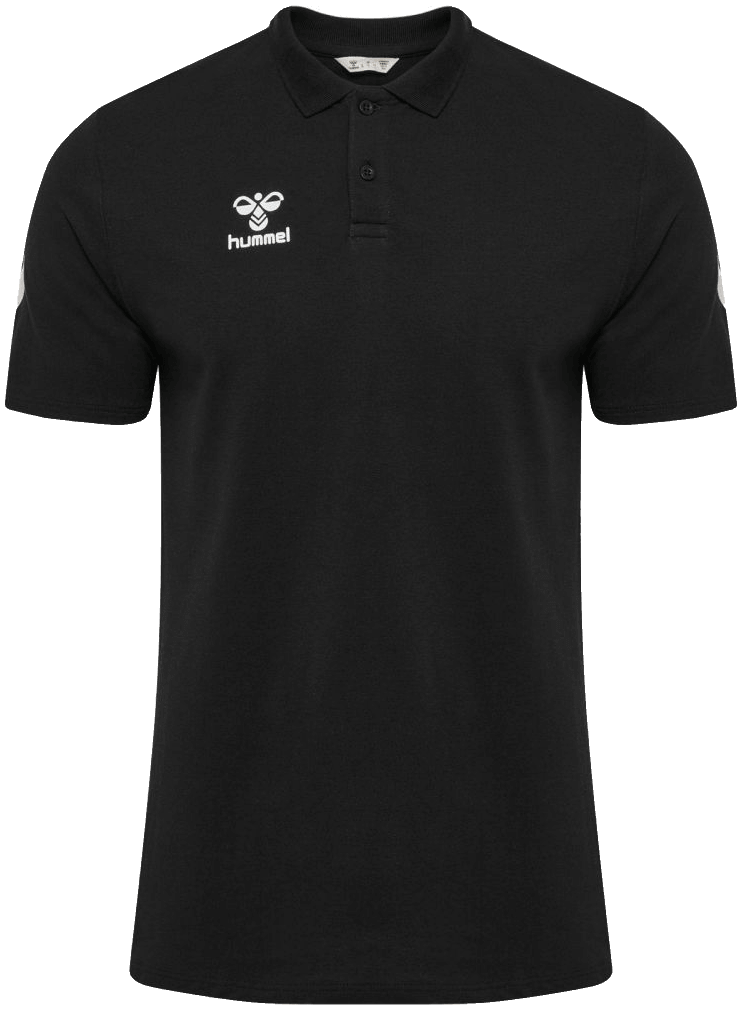 Hummel Go Chevron Poloshirt 2.0, 4XL, schwarz/weiß