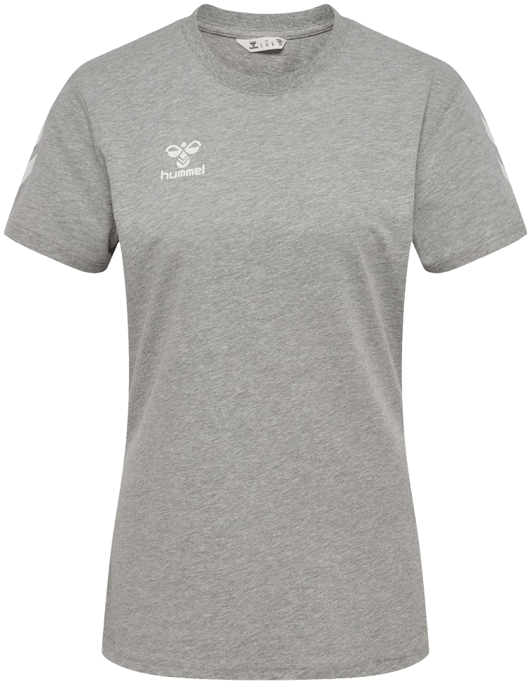 Hummel Go Chevron T-Shirt 2.0, 2XL, grau/weiß