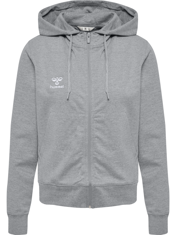 Hummel Go Kapuzenjacke 2.0, 2XL, hellgrau