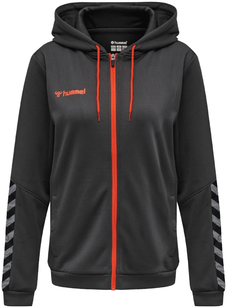 Hummel Hoody mit Reißverschluss Authentic, 2XL, anthrazit