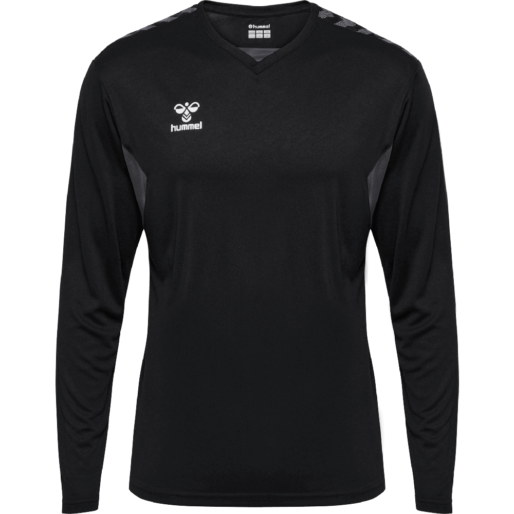 Hummel langarm Fussball Trikot Authentic, 3XL, schwarz