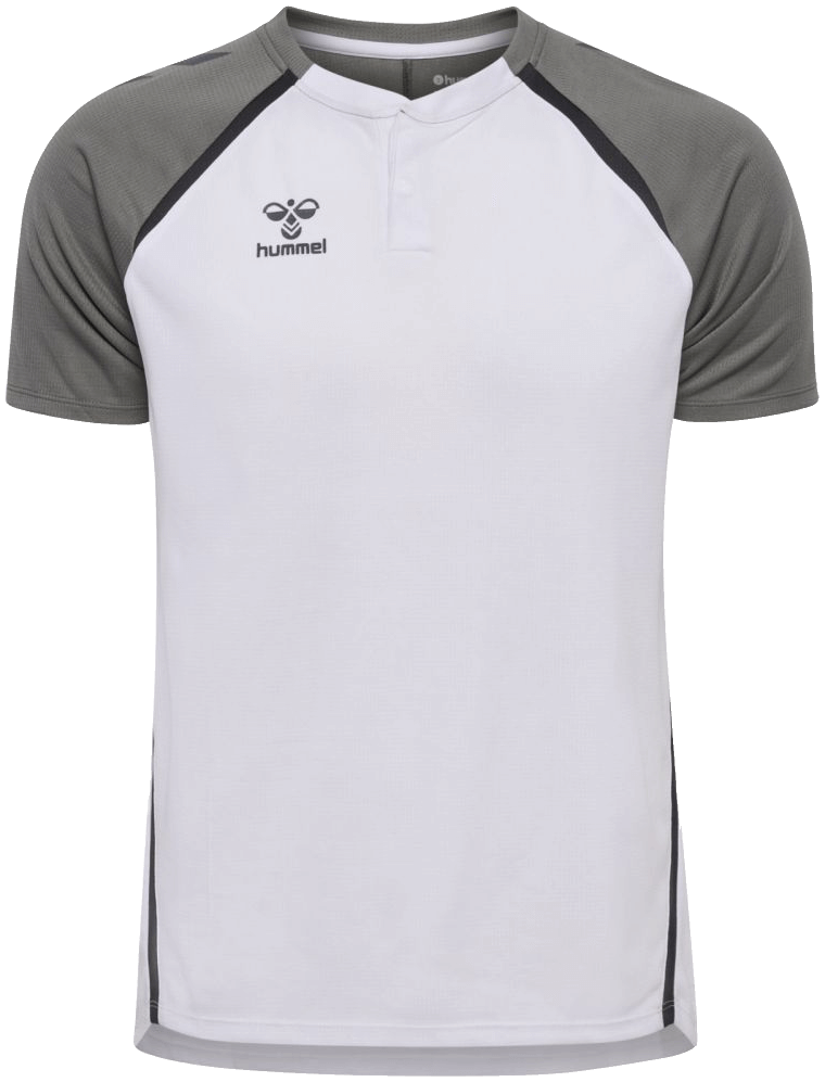 Hummel Lead 2.0 Poloshirtshirt, 3XL, weiß/grau